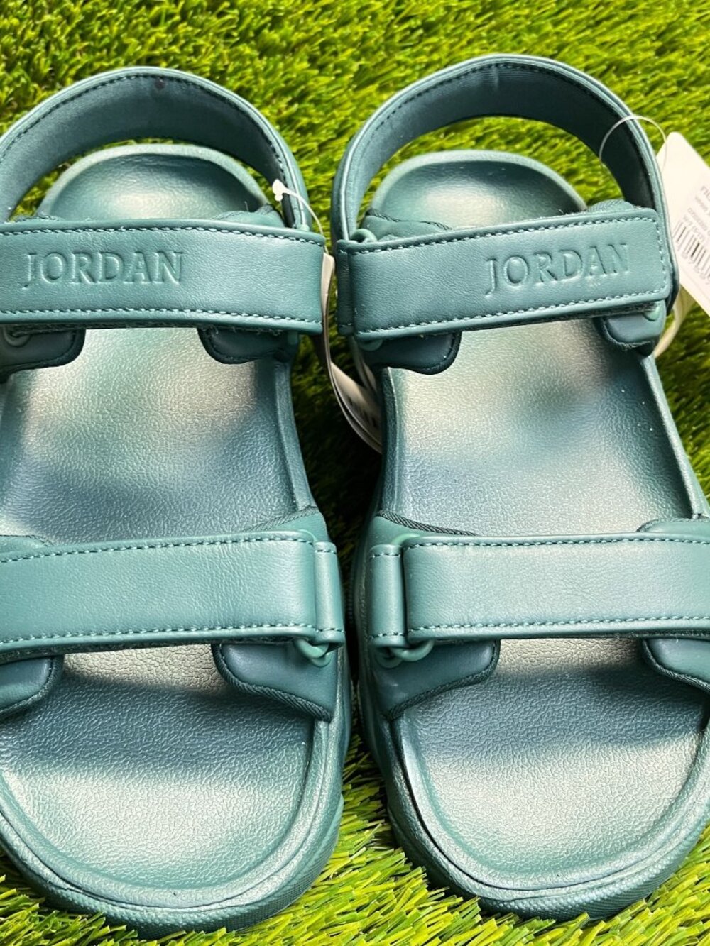 Nike Teal Platform Sport Sandals - Picture 5 of 10